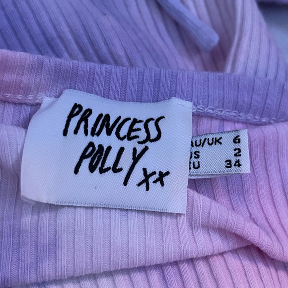 💜🎀PRINCESS POLLY AVERY MINI DRESS TIE DYE PURPLE🎀💜 - Picture 10 of 11